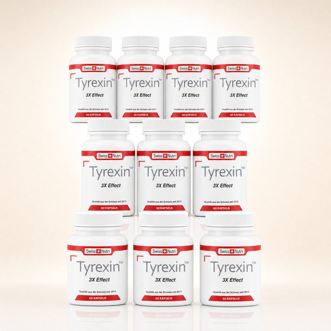 Tyrexin® 10 Packung, 10 Flaschen, inklusive CHF 40 Swiss-Nutri-Gutschein per E-Mail